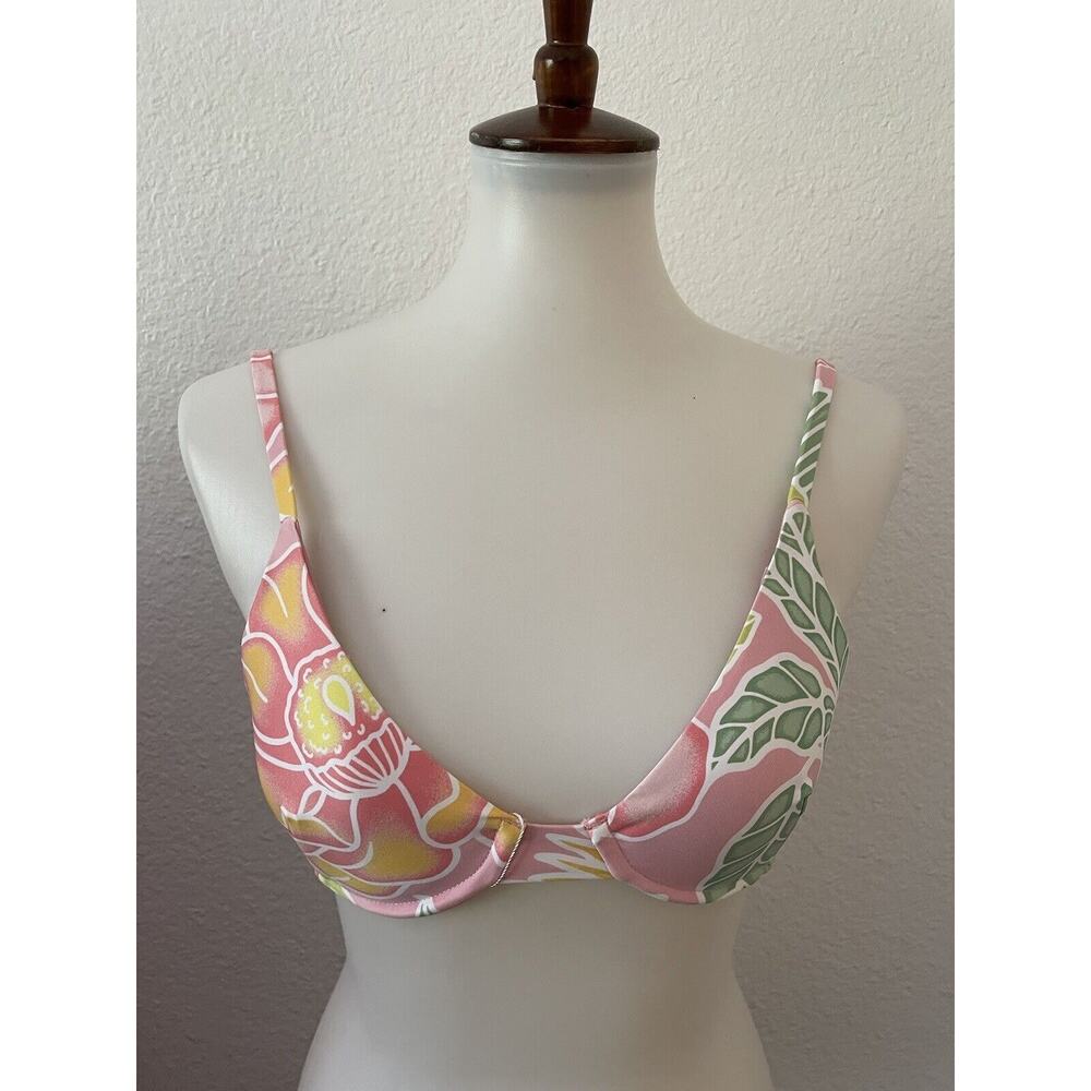 Kenny Flowers Swim Bikini Top Bahamas Multicolor Floral Swimwear
